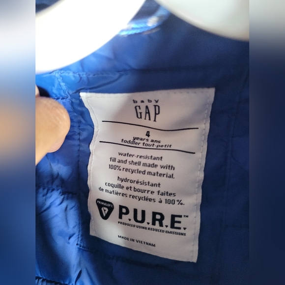 Blue Puffer Jacket for Kids - Picture 3 of 7